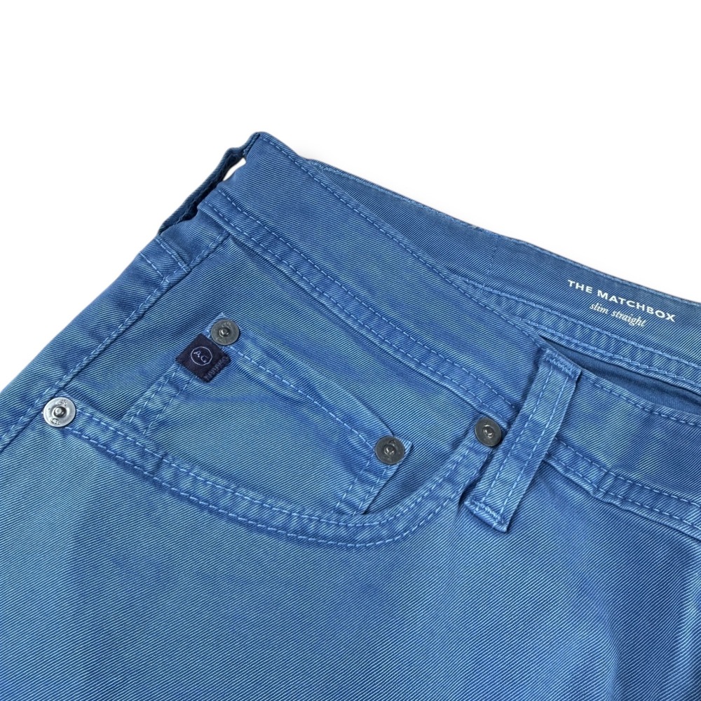 AG Adriano Goldschmied The Matchbox Slim Straight Jeans Mens 32x34 Blue - Picture 5 of 11